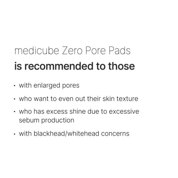 medicube - Zero Pore Pad 2.0- 70 pcs - Image 4