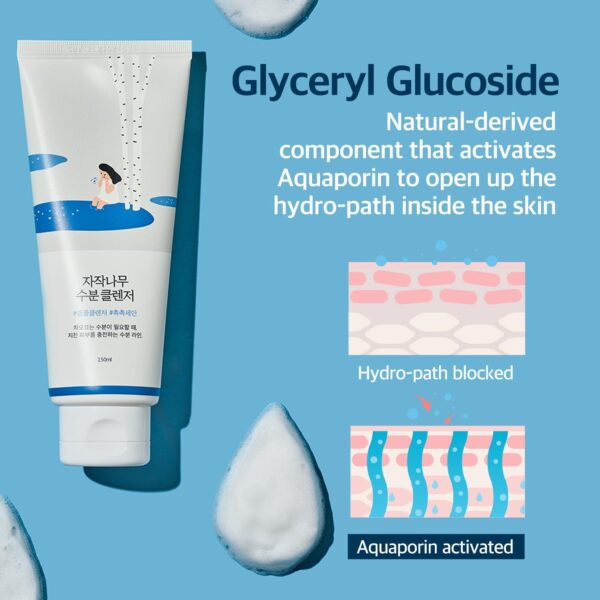 Round lab birch juice moisturizing cleanser (150 ml) - Image 2