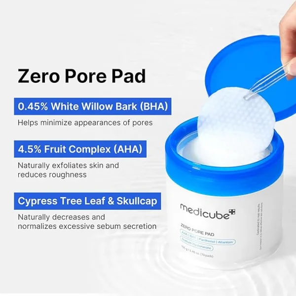 medicube - Zero Pore Pad 2.0- 70 pcs - Image 3