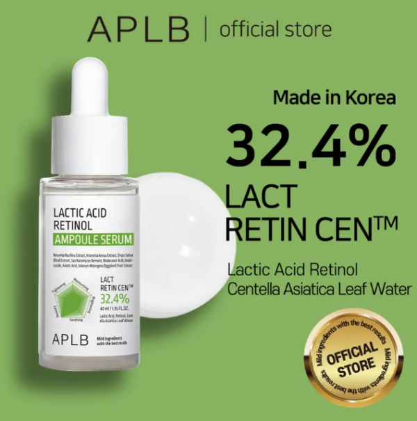 APLB - Lactic Acid Retinol Ampoule Serum (40 ml) - Image 2