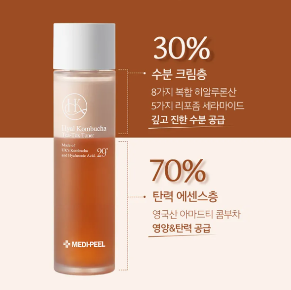 MEDI-PEEL - Hyal Kombucha Tea-Tox Toner (150 ml) - Image 3