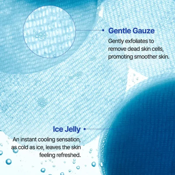 Isntree-Ultra Low Molecular Hyaluronic Acid Zinc Cooling Pad-60 pcs - Image 5